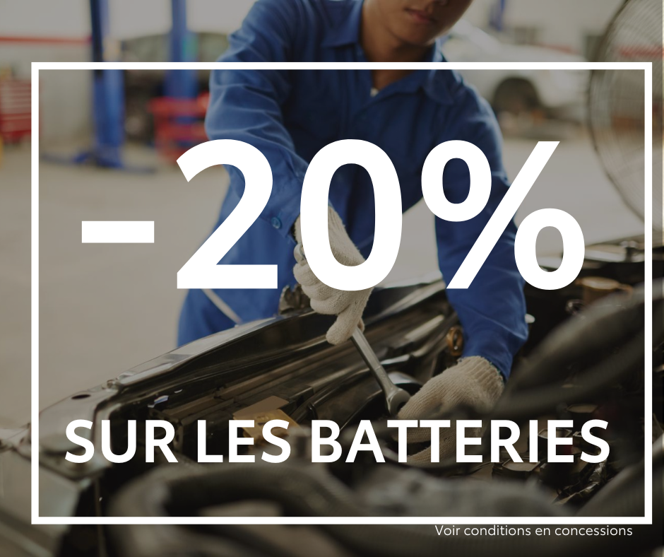 20% batterie
